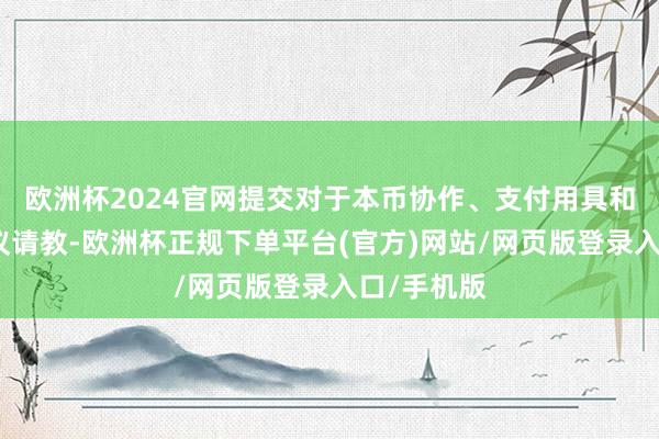 欧洲杯2024官网提交对于本币协作、支付用具和平台的参议请教-欧洲杯正规下单平台(官方)网站/网页版登录入口/手机版