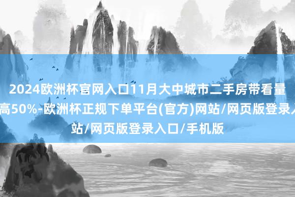 2024欧洲杯官网入口11月大中城市二手房带看量比旧年同时高50%-欧洲杯正规下单平台(官方)网站/网页版登录入口/手机版