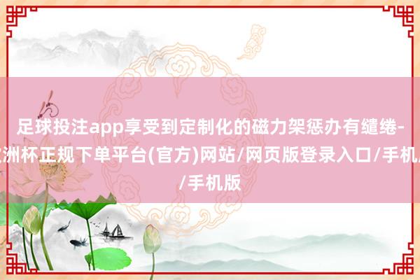 足球投注app享受到定制化的磁力架惩办有缱绻-欧洲杯正规下单平台(官方)网站/网页版登录入口/手机版