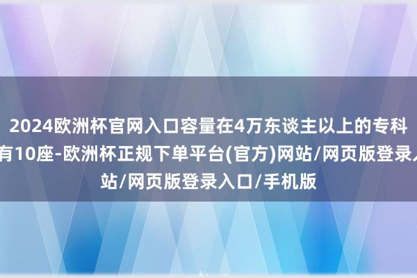 2024欧洲杯官网入口容量在4万东谈主以上的专科足球场至少有10座-欧洲杯正规下单平台(官方)网站/网页版登录入口/手机版